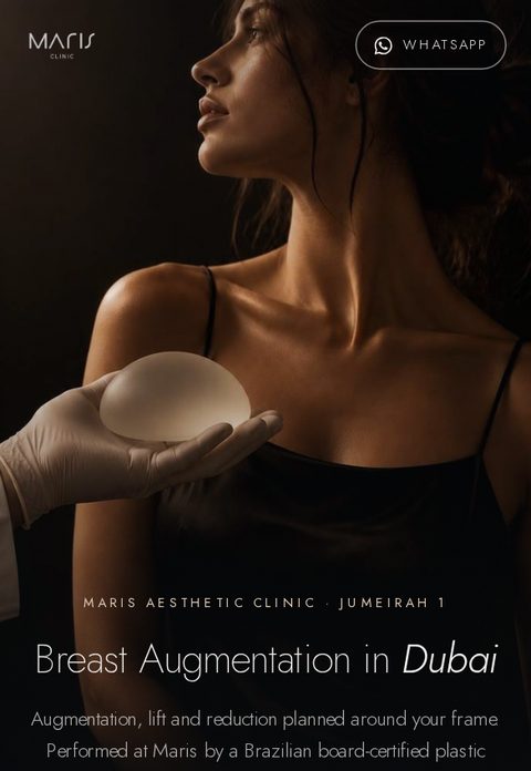 Breast augmentation landing page